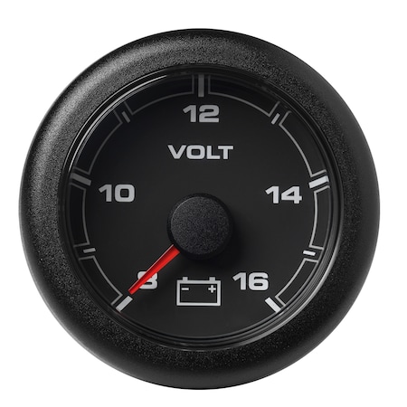Vdo Marine 2-1/16" OceanLink Battery Voltage Gauge-8 to 16 V-Black Dial-Bezel A2C1066100001